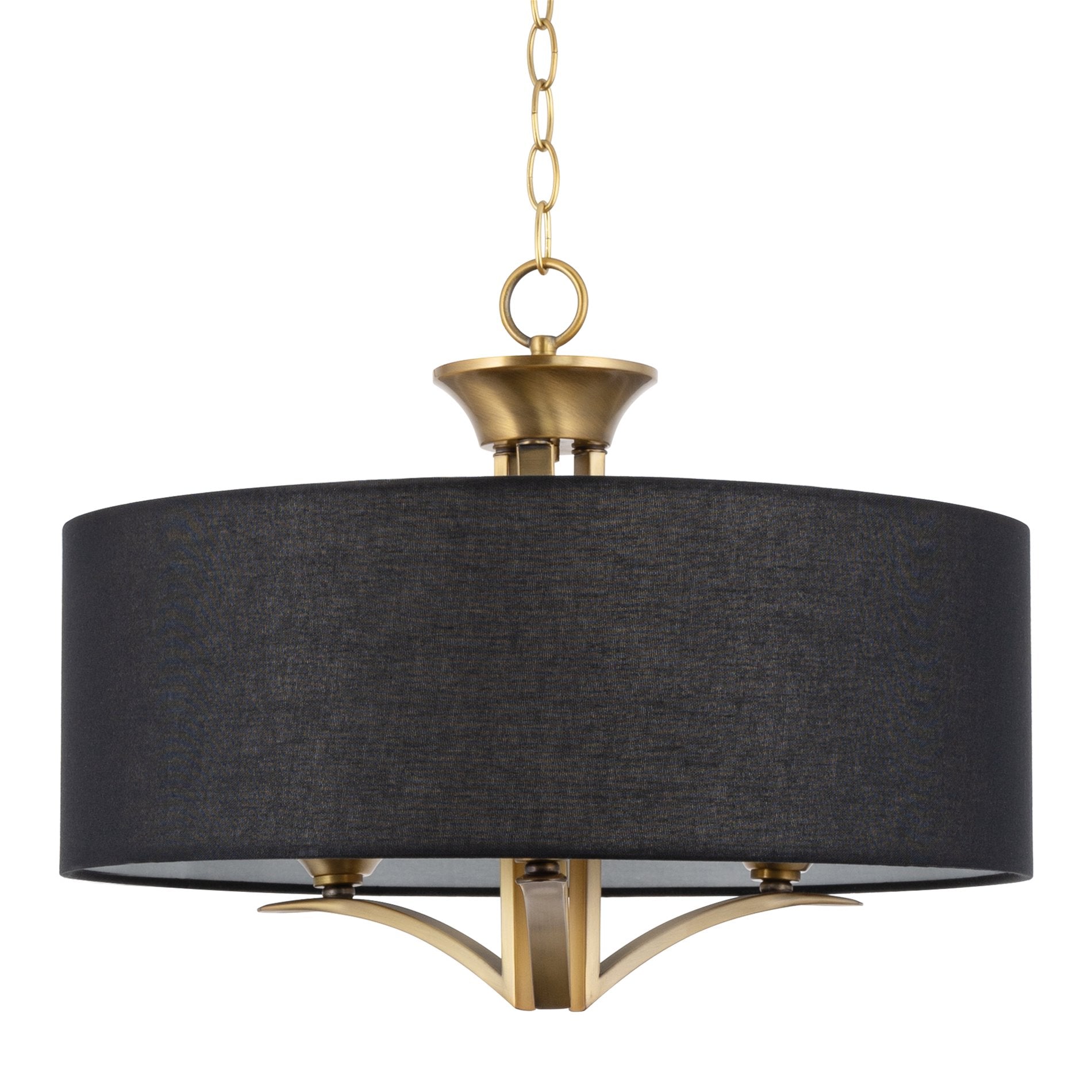 Lustre tambour moderne Alondra 20 à 3 lumières