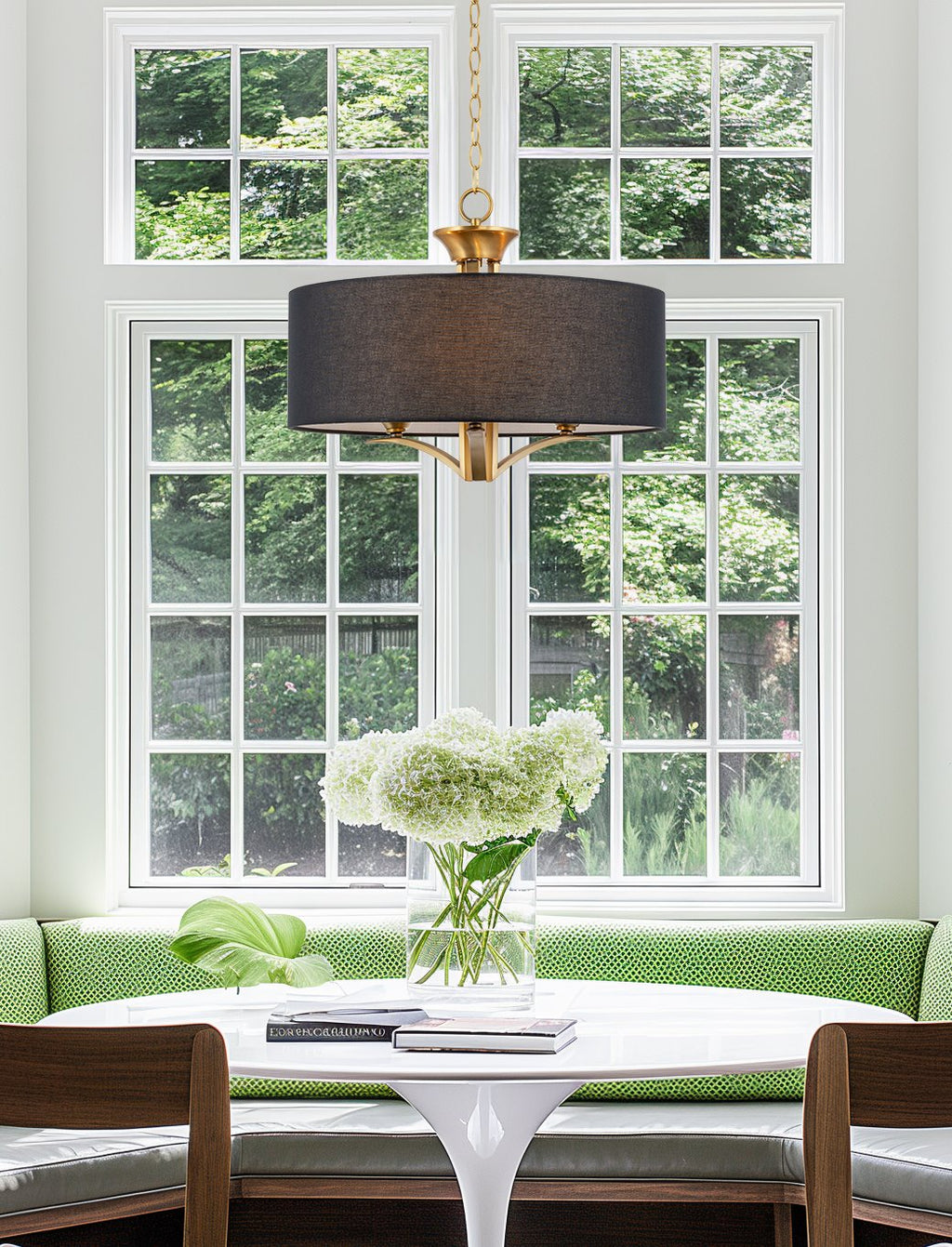 Lustre tambour moderne Alondra 20 à 3 lumières