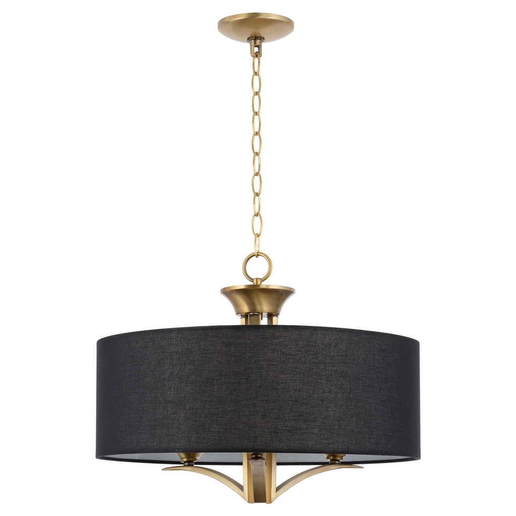 Lustre tambour moderne Alondra 20 à 3 lumières