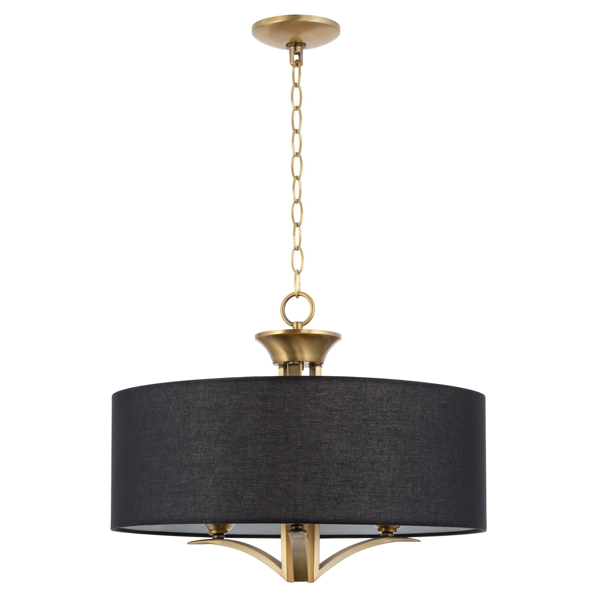 Lustre tambour moderne Alondra 20 à 3 lumières