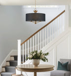 Lustre tambour moderne Alondra 20 à 3 lumières