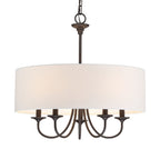 Lustre traditionnel Quinn 22 à 5 lumières