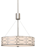Lustre tambour en métal Sienna 19 à 3 lumières