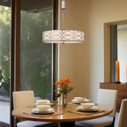 Lustre tambour en métal Sienna 19 à 3 lumières