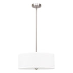 Lustre suspendu Nolan 18 Classic à 3 lumières en forme de tambour