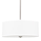 Lustre suspendu Nolan 18 Classic à 3 lumières en forme de tambour