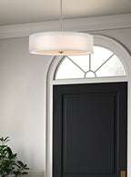 Lustre moderne Lindos 20 à 3 lumières et double tambour
