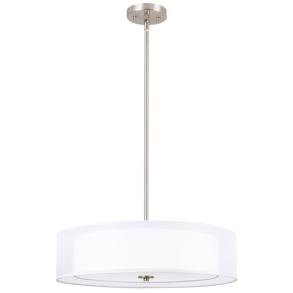 Lustre moderne Lindos 20 à 3 lumières et double tambour