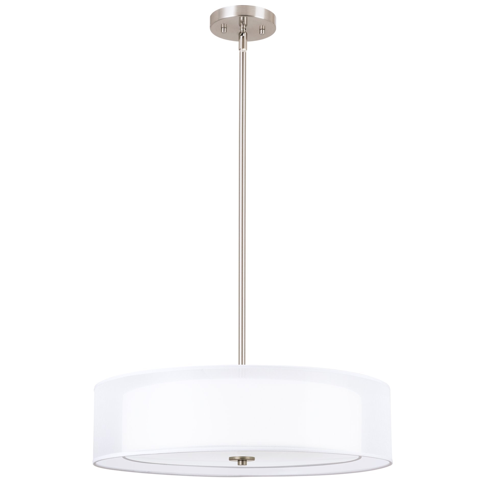 Lustre moderne Lindos 20 à 3 lumières et double tambour