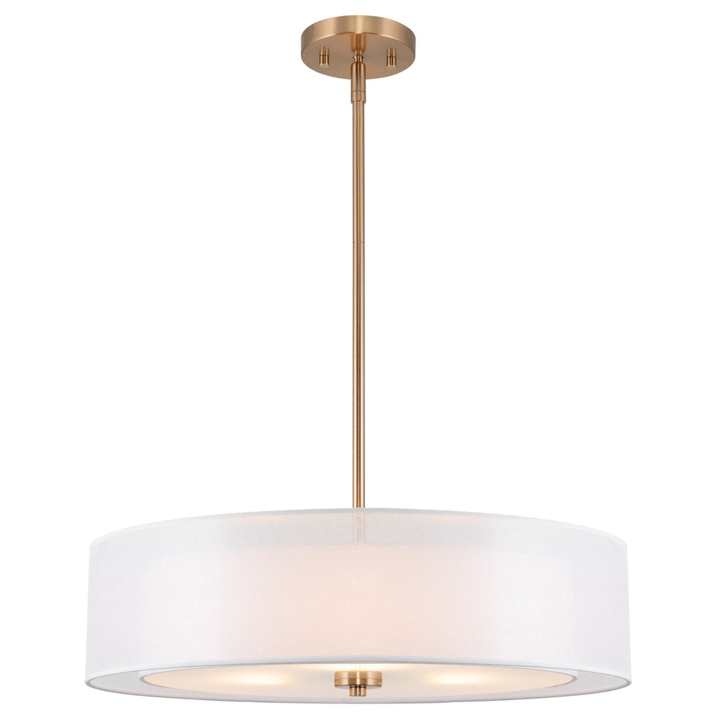 Lustre moderne Lindos 20 à 3 lumières et double tambour
