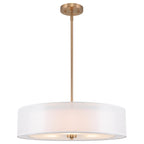 Lustre moderne Lindos 20 à 3 lumières et double tambour
