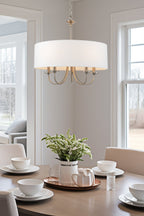 Lustre suspendu traditionnel Quinn 22 à 5 lumières