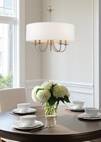 Lustre suspendu traditionnel Quinn 22 à 5 lumières