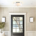 Plafonnier encastré Walker 20, grand modèle, style moderne du milieu du siècle, à 3 lumières