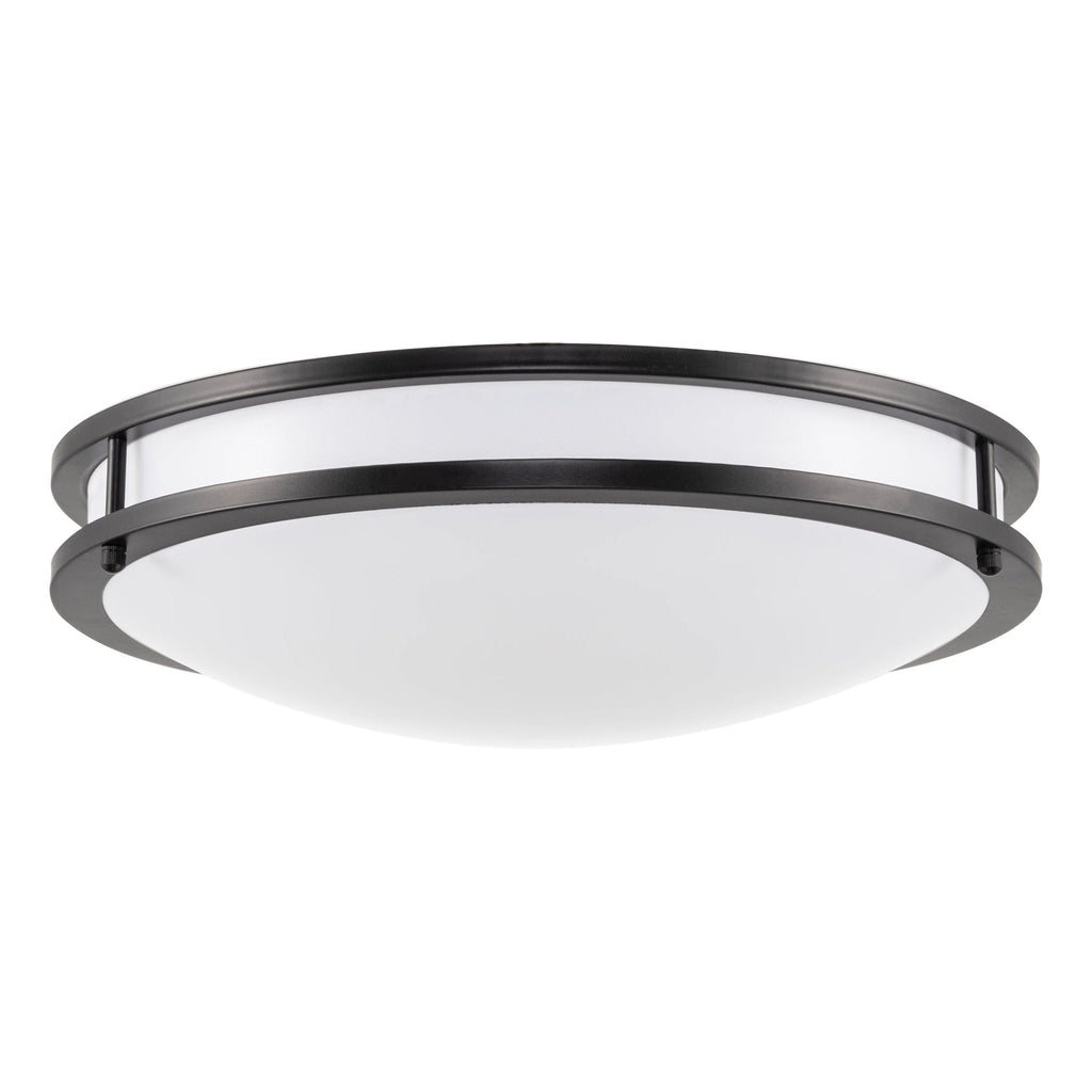 Plafoniera Brighton 16 LED (24W) a 2 Anelli, Stile Moderno