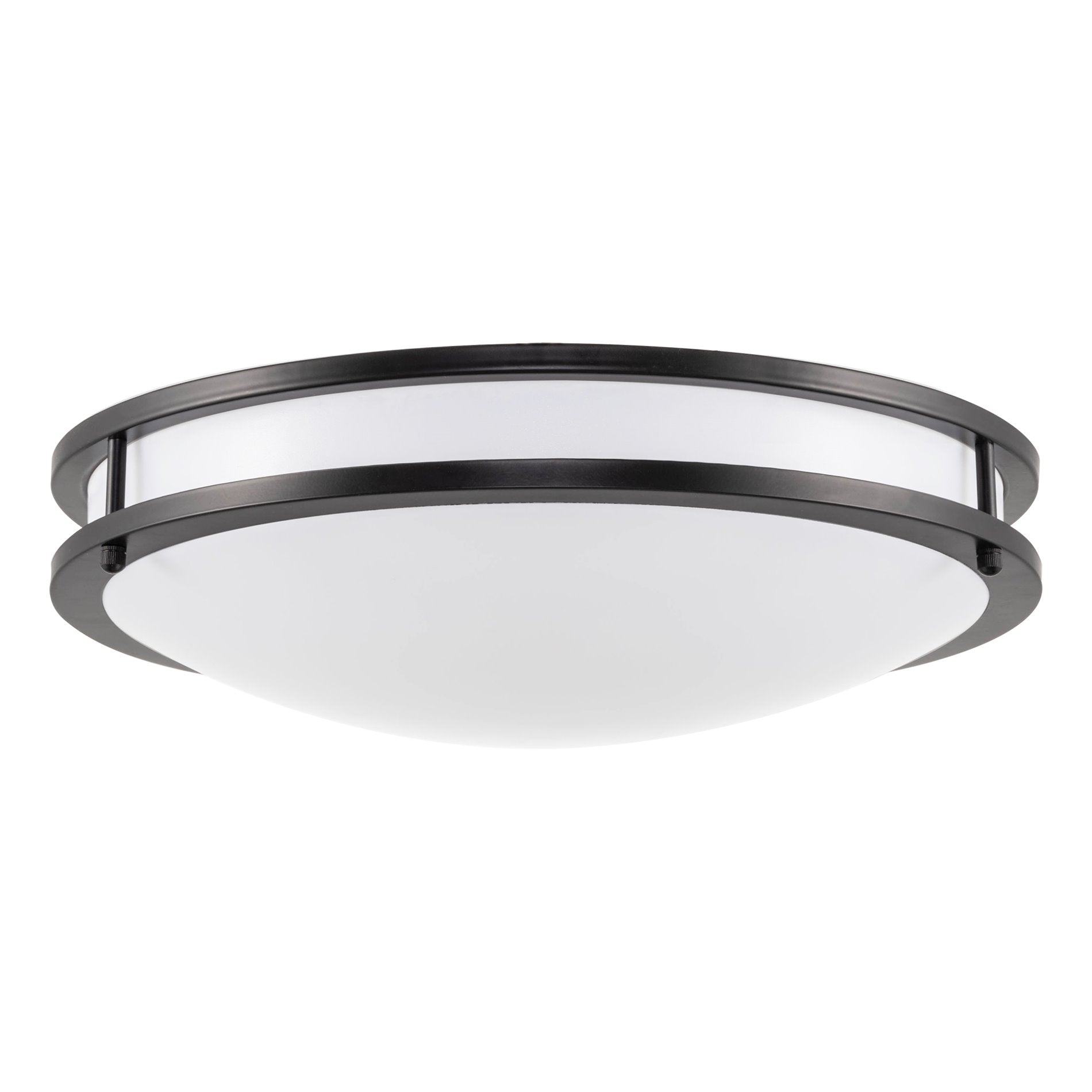 Plafoniera Brighton 16 LED (24W) a 2 Anelli, Stile Moderno