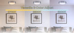 Plafoniera Brighton 16 LED (24W) a 2 Anelli, Stile Moderno