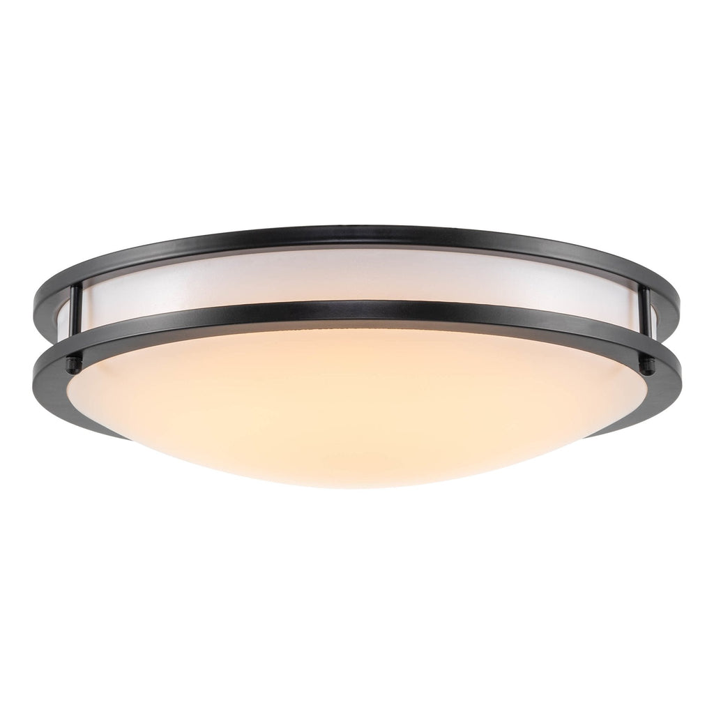 Plafoniera Brighton 16 LED (24W) a 2 Anelli, Stile Moderno