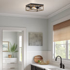 Colton 13 Lampada da soffitto a incasso moderna da fattoria a 2 luci