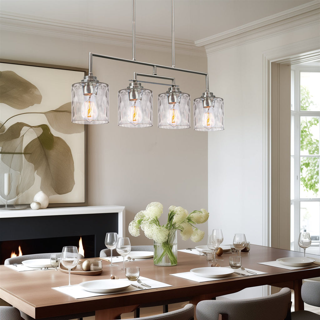 Monroe 28 Luminaire îlot moderne à 4 lumières