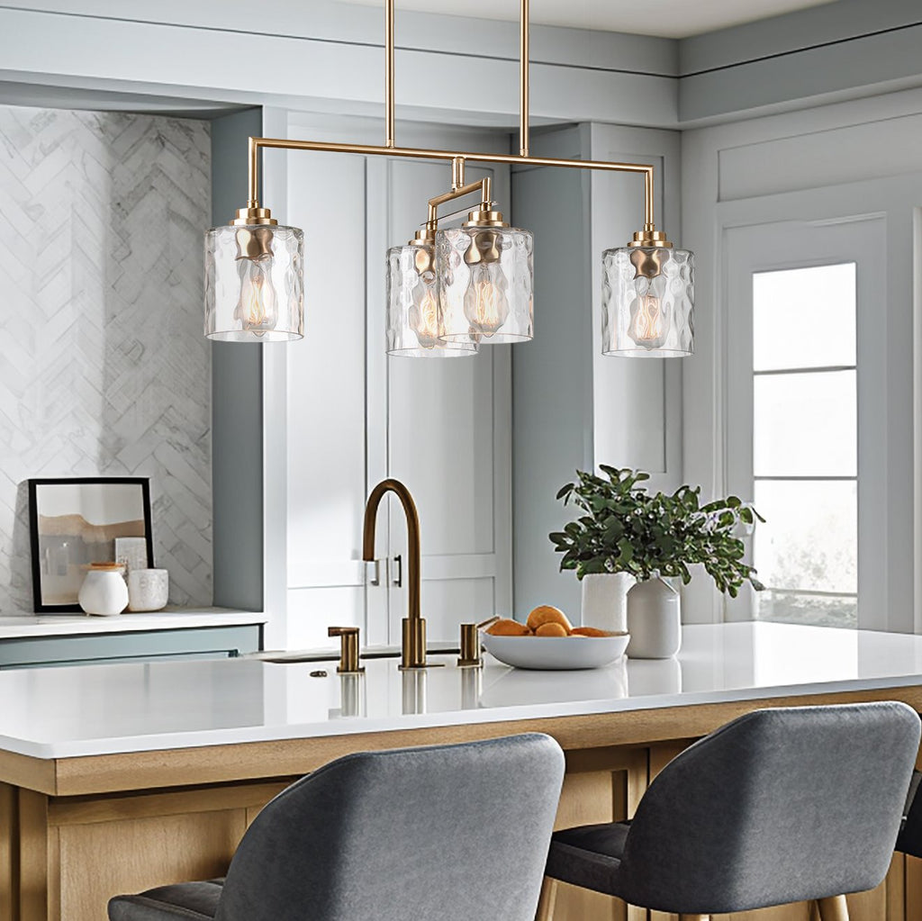 Monroe 28 Luminaire îlot moderne à 4 lumières