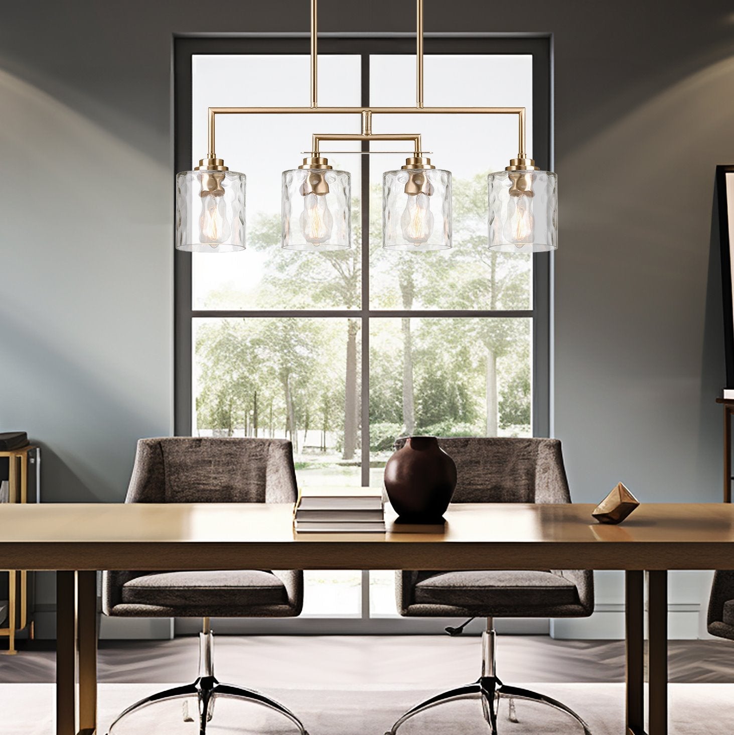 Monroe 28 Luminaire îlot moderne à 4 lumières