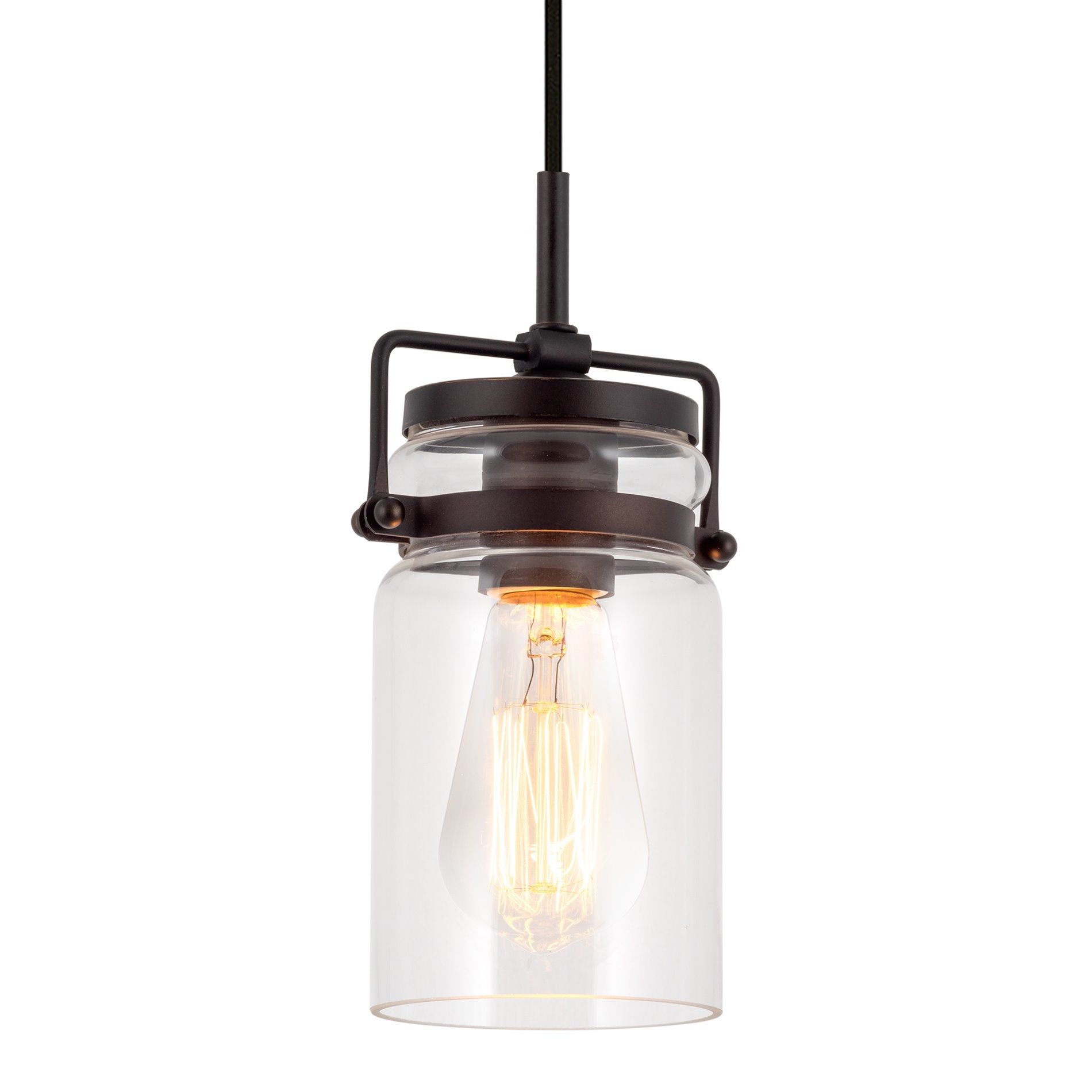 Suspension Wyer 8 style industriel/fermier moderne