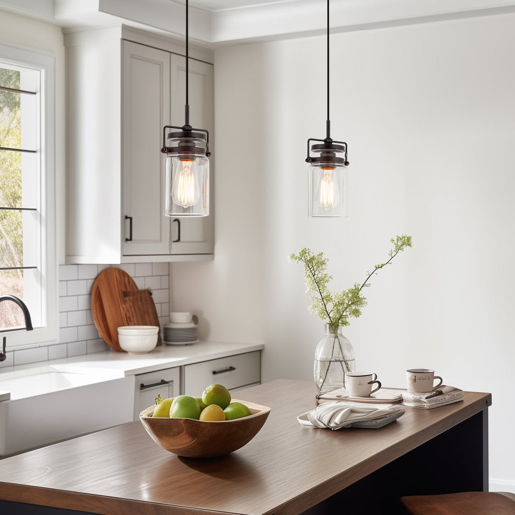 Suspension Wyer 8 style industriel/fermier moderne