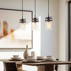 Suspension Wyer 8 style industriel/fermier moderne