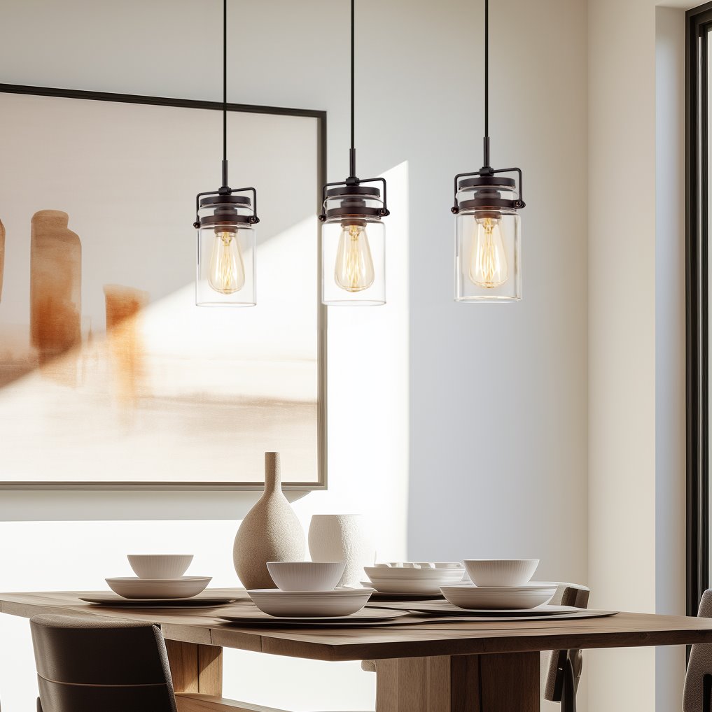 Suspension Wyer 8 style industriel/fermier moderne