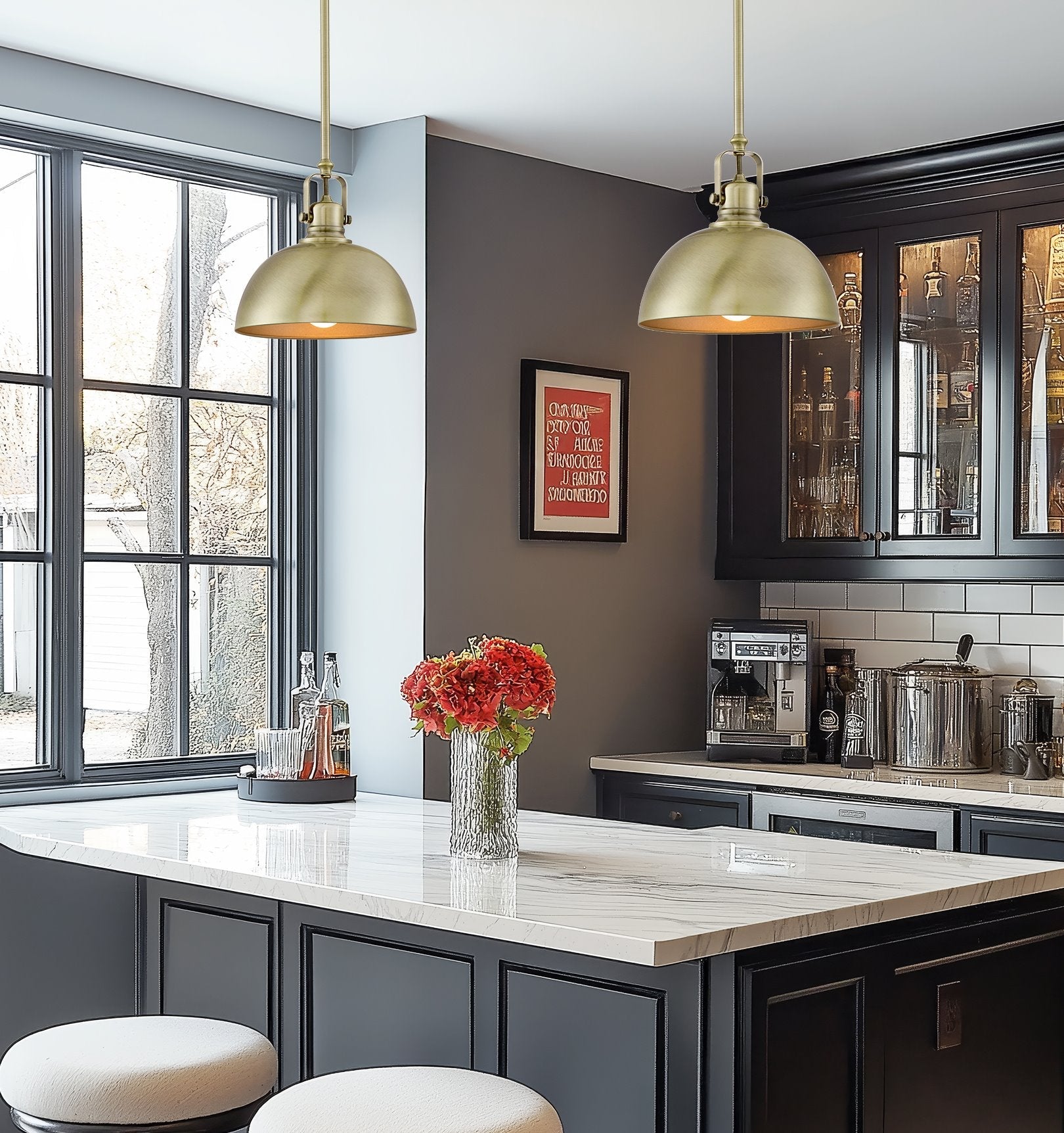 Suspension industrielle contemporaine Belle 9