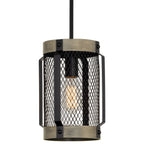 Suspension lanterne moderne Giles 11 en treillis de style ferme