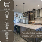 Suspension lanterne moderne Giles 11 en treillis de style ferme