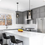 Suspension lanterne moderne Giles 11 en treillis de style ferme