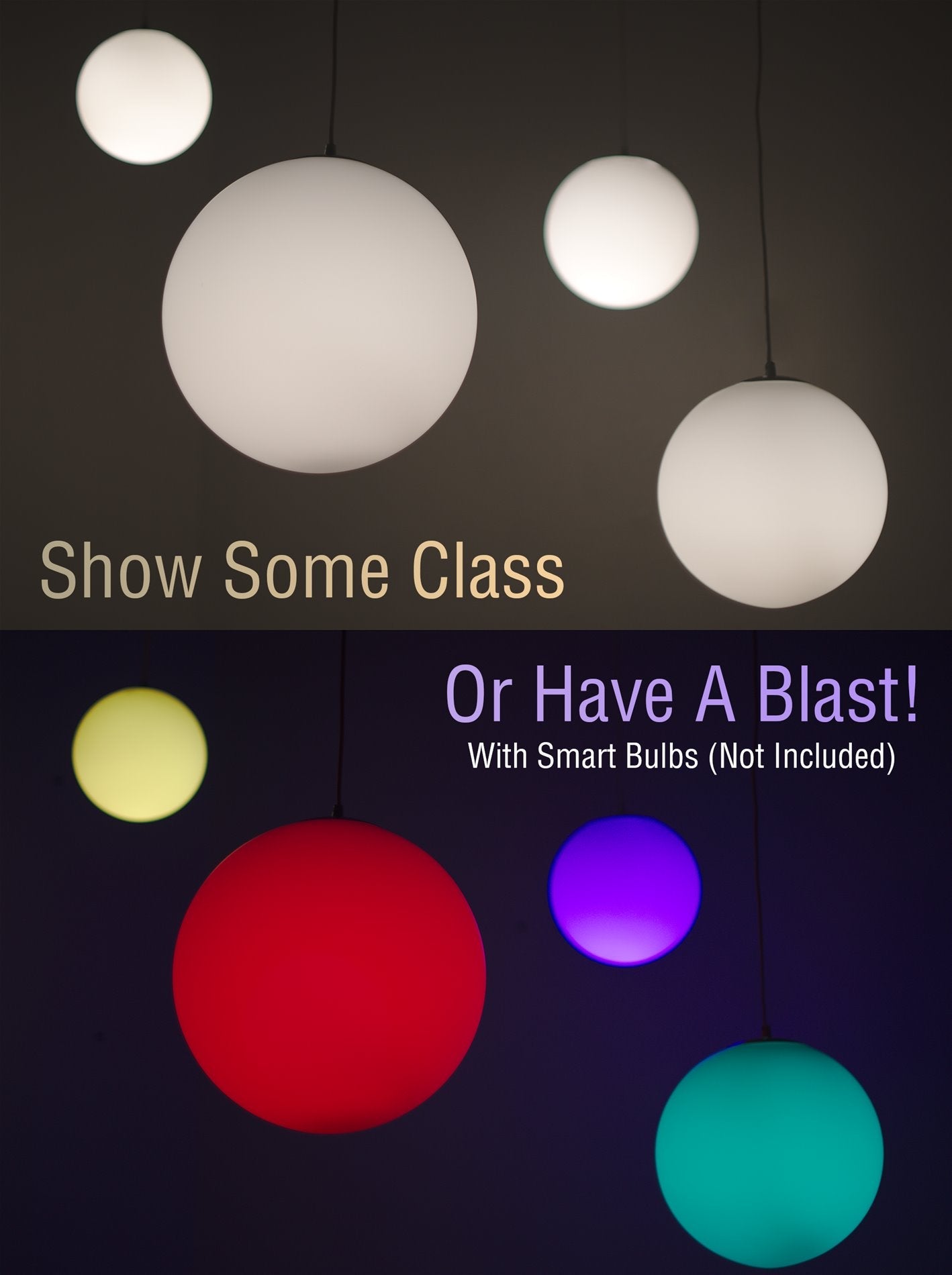 Suspension sphérique moderne Ceres 10 du milieu du siècle