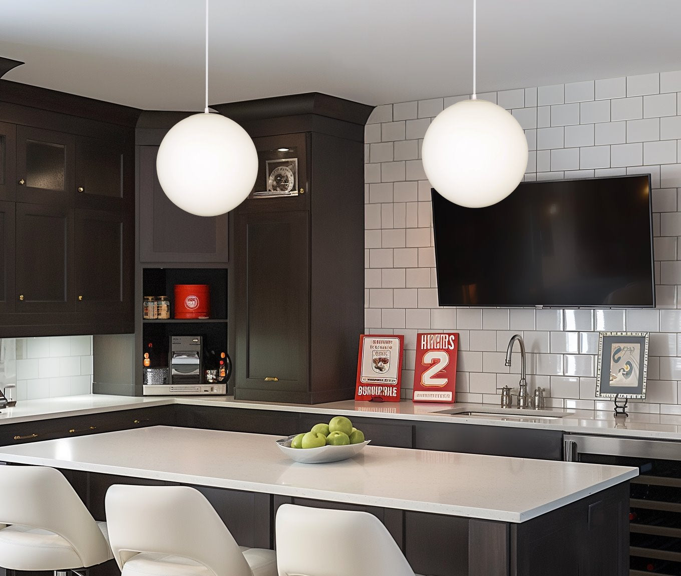 Suspension sphérique moderne Ceres 12