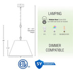 Suspension industrielle moderne Vida 18