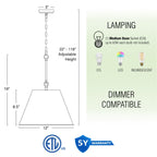 Suspension industrielle moderne Vida 12