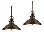 Suspension Beacon 11 style industriel/fermier/nautique