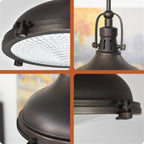 Suspension Beacon 11 style industriel/fermier/nautique