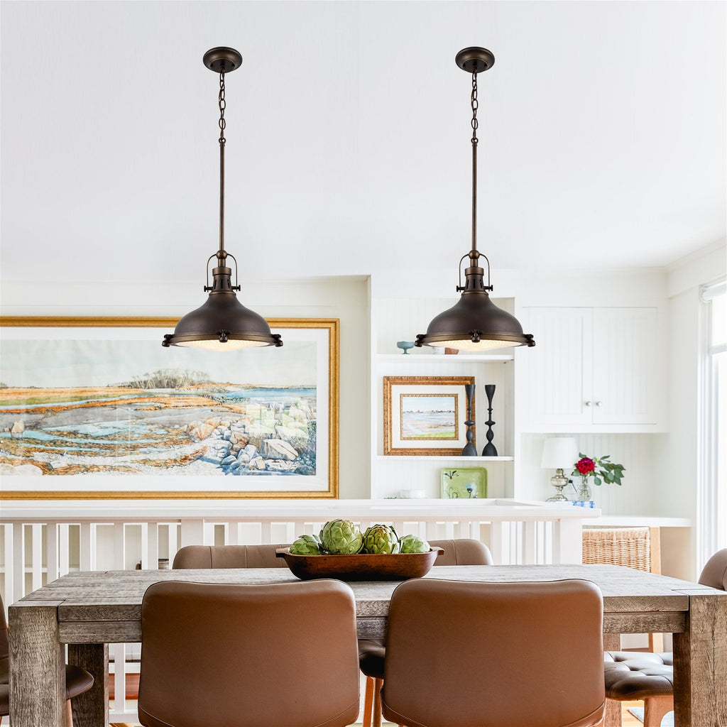 Suspension Beacon 11 style industriel/fermier/nautique