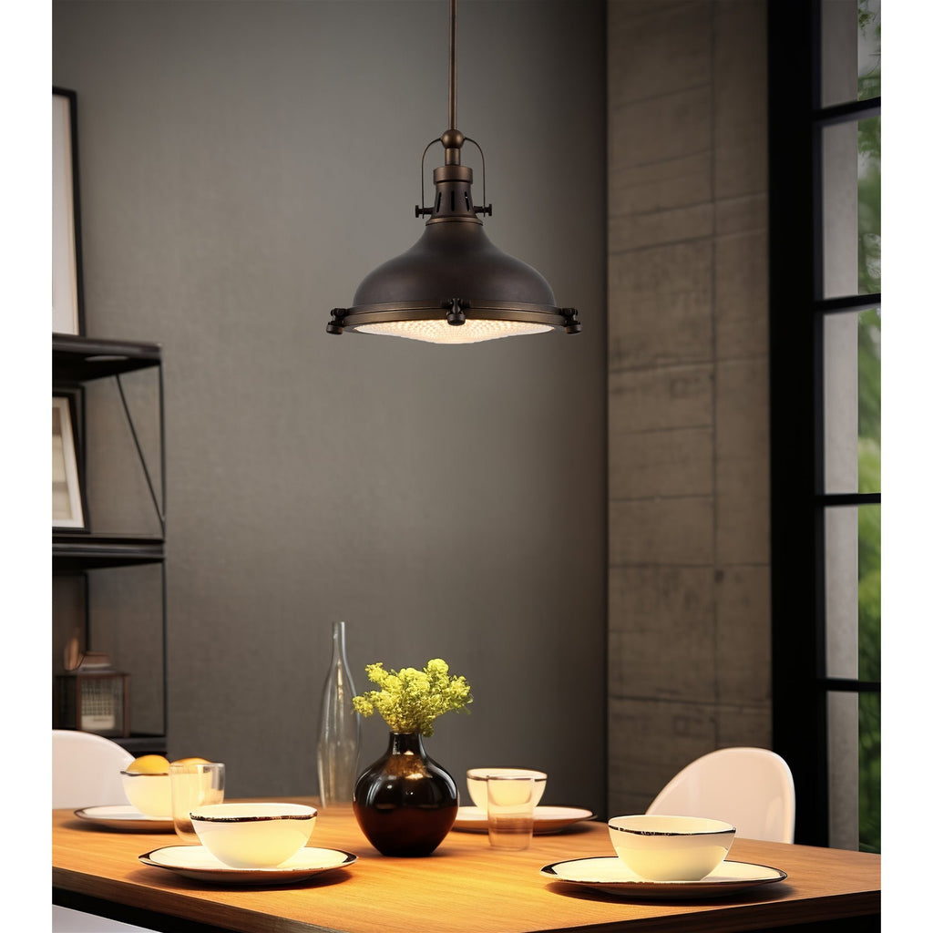 Suspension Beacon 11 style industriel/fermier/nautique