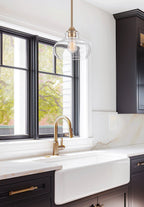 Suspension Harlow 9 style industriel moderne / ferme / école / rustique