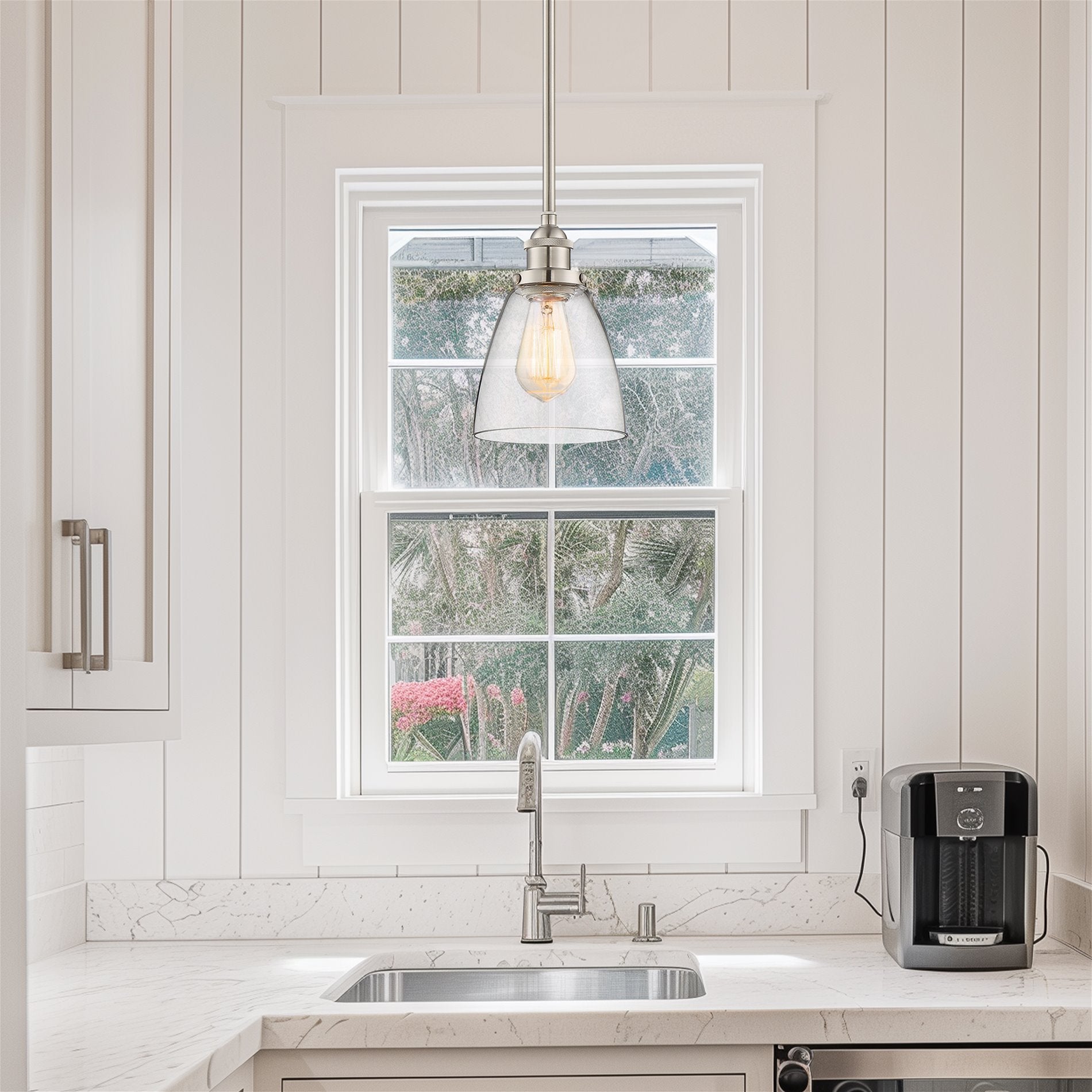 Suspension industrielle vintage Porter 8