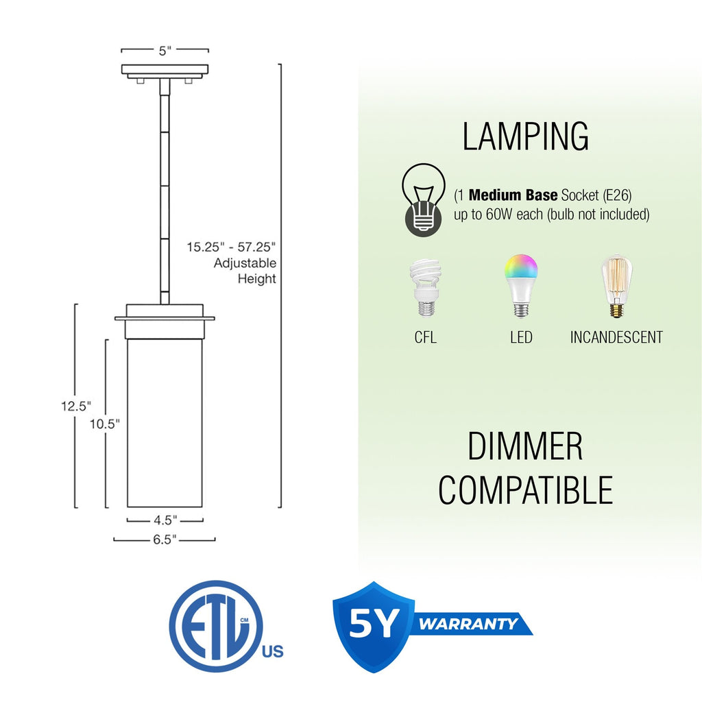 Suspension moderne Vivienne 13