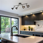 Éclairage sur rail directionnel industriel Broadway 30 à 4 lampes