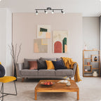 Applique murale/plafonnier directionnel moderne à 4 lumières Langford 27