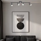 Applique murale/plafonnier directionnel moderne à 4 lumières Langford 27