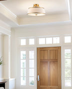 Plafonnier semi-encastré moderne Zoey 18 à 3 lumières