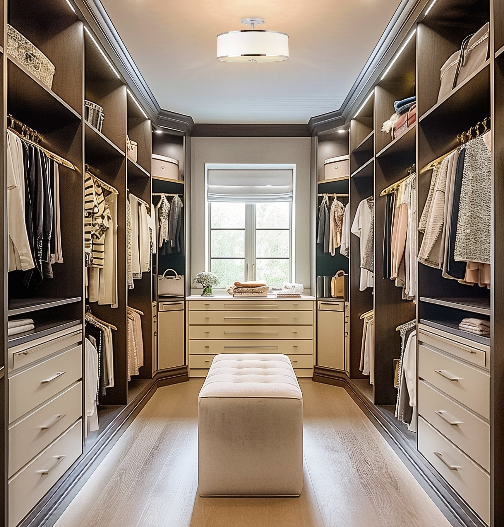 Plafonnier semi-encastré rétro moderne à 3 lumières Chloe 15